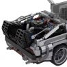 JIESTAR 92004 non  CỖ MÁY THỜI GIAN DELOREAN DMC-12 bộ đồ chơi xếp lắp ráp ghép mô hình RETURN TO THE FUTURE 2716 khối