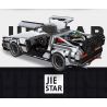 JIESTAR 92004 non  CỖ MÁY THỜI GIAN DELOREAN DMC-12 bộ đồ chơi xếp lắp ráp ghép mô hình RETURN TO THE FUTURE 2716 khối