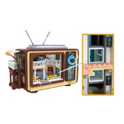 ZHEGAO DZ6018 6018 non  TRUNG TÂM VIDEO bộ đồ chơi xếp lắp ráp ghép mô hình Creator FLIM CENTRE Sáng Tạo 2127 khối