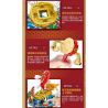 SX 7039 non  NHẢY QUA CỔNG RỒNG bộ đồ chơi xếp lắp ráp ghép mô hình Chinese Traditional Festivals CARP JUMPING DRAGON GATE Lễ Hội Cổ Truyền 1241 khối