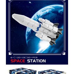 CAYI 12010 non  TRẠM VŨ TRỤ 5 TỔ HỢP bộ đồ chơi xếp lắp ráp ghép mô hình Creator AEROSPACE STATION Sáng Tạo 151 khối