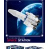 CAYI 12010 non  TRẠM VŨ TRỤ 5 TỔ HỢP bộ đồ chơi xếp lắp ráp ghép mô hình Creator AEROSPACE STATION Sáng Tạo 151 khối