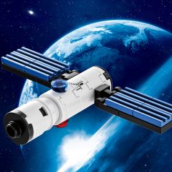 CAYI 12010 non  TRẠM VŨ TRỤ 5 TỔ HỢP bộ đồ chơi xếp lắp ráp ghép mô hình Creator AEROSPACE STATION Sáng Tạo 151 khối