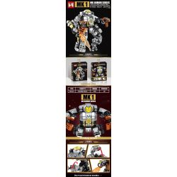 MG 311 non  MK1 bộ đồ chơi xếp lắp ráp ghép mô hình Marvel Super Heroes MK ARMOR MK1 Siêu Anh Hùng Marvel 305 khối