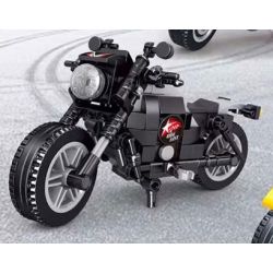 ZHEGAO QL0751 0751 non  CHEETAH XE MÁY bộ đồ chơi xếp lắp ráp ghép mô hình Motorcycle Motorbike MOTORCYCLE CHARM Xe Hai Bánh 239 khối