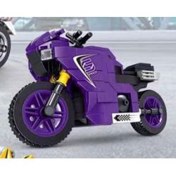 ZHEGAO QL0750 0750 non  XE MÁY JUYING bộ đồ chơi xếp lắp ráp ghép mô hình Motorcycle Motorbike MOTORCYCLE CHARM Xe Hai Bánh 272 khối