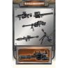 GUDI 40303 non  M134 GATLING 5 TỔ HỢP bộ đồ chơi xếp lắp ráp ghép mô hình Gun Súng 515 khối