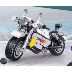 ZHEGAO QL0749 0749 non  CHÚA TỂ XE MÁY bộ đồ chơi xếp lắp ráp ghép mô hình Motorcycle Motorbike MOTORCYCLE CHARM Xe Hai Bánh 250 khối