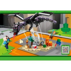 SHENG YUAN SY 5608 non  RỒNG ĐEN BAY LÊN bộ đồ chơi xếp lắp ráp ghép mô hình Minecraft RISE OF THE BLACK DRAGON Game Xây Dựng 343 khối