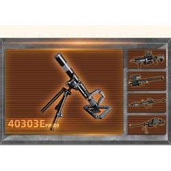 GUDI 40303 non  M134 GATLING 5 TỔ HỢP bộ đồ chơi xếp lắp ráp ghép mô hình Gun Súng 515 khối