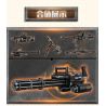 GUDI 40303 non  M134 GATLING 5 TỔ HỢP bộ đồ chơi xếp lắp ráp ghép mô hình Gun Súng 515 khối