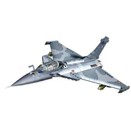 SX 88004 non  MÁY BAY CHIẾN ĐẤU RAFALE CỦA PHÁP bộ đồ chơi xếp lắp ráp ghép mô hình Military Army DASSAULT RAFALE Quân Sự Bộ Đội 747 khối