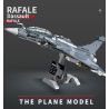 SX 88004 non  MÁY BAY CHIẾN ĐẤU RAFALE CỦA PHÁP bộ đồ chơi xếp lắp ráp ghép mô hình Military Army DASSAULT RAFALE Quân Sự Bộ Đội 747 khối