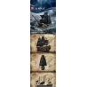 MouldKing 13186 Mould King 13186 non  NGỌC TRAI ĐEN B.P Ⅱ bộ đồ chơi xếp lắp ráp ghép mô hình Pirates Of The Caribbean BLACK PEARL Cướp Biển Vùng Caribe 5266 khối