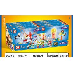 SX 1070 non  TÂY DU MY WORLD 8 LOẠI bộ đồ chơi xếp lắp ráp ghép mô hình Minecraft Game Xây Dựng