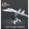 SX 88002 non  MÁY BAY CHIẾN ĐẤU J-16 bộ đồ chơi xếp lắp ráp ghép mô hình Military Army J-16 MULTIROLE FIGHTER Quân Sự Bộ Đội 666 khối