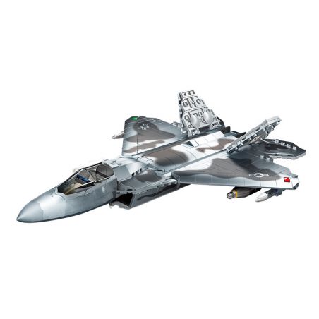 SX 88001 non  MÁY BAY CHIẾN ĐẤU F-22 RAPTOR bộ đồ chơi xếp lắp ráp ghép mô hình Military Army Quân Sự Bộ Đội 626 khối