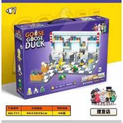 RENZAIMA 777 non  GIẾT NGỖNG VÀ VỊT TIỆM CẮT TÓC bộ đồ chơi xếp lắp ráp ghép mô hình Movie & Game GOOSE DUCK Phim Và Trò Chơi 452 khối