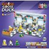 RENZAIMA 777 non  GIẾT NGỖNG VÀ VỊT TIỆM CẮT TÓC bộ đồ chơi xếp lắp ráp ghép mô hình Movie & Game GOOSE DUCK Phim Và Trò Chơi 452 khối