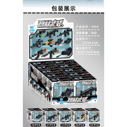 KUYU MOXING 1016 non  10 LOẠI VŨ KHÍ CHỨNG KHOÁN bộ đồ chơi xếp lắp ráp ghép mô hình Gun ARMED WEAPONS Súng 291 khối