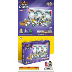 RENZAIMA 777 non  GIẾT NGỖNG VÀ VỊT TIỆM CẮT TÓC bộ đồ chơi xếp lắp ráp ghép mô hình Movie & Game GOOSE DUCK Phim Và Trò Chơi 452 khối