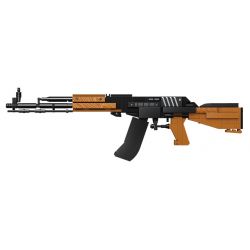 GUDI 40603 non  SÚNG TRƯỜNG TẤN CÔNG AK-47 8 TỔ HỢP bộ đồ chơi xếp lắp ráp ghép mô hình Gun 360 khối