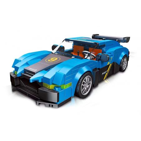 JIESTAR 58020 non  NHỰA ĐƯỜNG SUBARU WRX STI bộ đồ chơi xếp lắp ráp ghép mô hình Speed Champions Racing Cars SUBARU STI Đua Xe Công Thức 252 khối