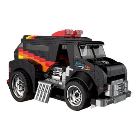 BRICKCOOL KC205 non  SỬA ĐỔI CHẤT NỔ XE ĐA DỤNG RED TIGER CHẠY TRỐN 1:20 tỷ lệ 1:20 bộ đồ chơi xếp lắp ráp ghép mô hình Racers SOUPED-UP SPEED TIGER MULTI-PURPOSE VEHICLES Đua Tốc Độ 588 khối