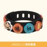 JAKI JK6261-1 6261-1 JK6261-2 6261-2 JK6261-3 6261-3 JK6261-4 6261-4 non  JAKI×ZOMBIE LITTLE FISH JOINT BRACELET 4 STYLES LÀM GIÀU GIÁNG SINH ĐẦY MÀU SẮC PUNK CLOUD UNICORN bộ đồ chơi xếp lắp ráp ghép mô hình Dots FASHION BRACELET