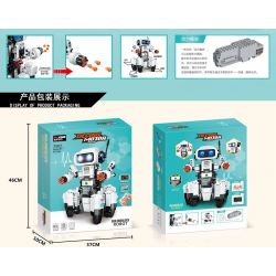 Decool 3902 Jisi 3902 non  CẦU VỒNG HEXAPOD ROBOT bộ đồ chơi xếp lắp ráp ghép mô hình 816 khối