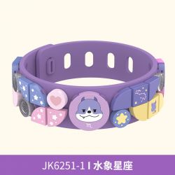 JAKI JK6251 6251 JK6252 6252 non  JAKI×CHÒM SAO VÒNG TAY CHÓ 5 KIỂU NƯỚC LỬA GIÓ ĐẤT NHÂN MÃ-HA XIAOLANG bộ đồ chơi xếp lắp ráp ghép mô hình Dots FASHION BRACELET