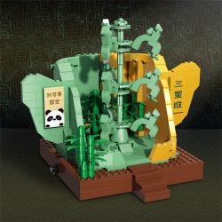 SHENZHEN RAEL ENTERTAINMENT 60021 non  ĐẠI HỌC TIANFU LIFE 39 bộ đồ chơi xếp lắp ráp ghép mô hình The Awakening Of Sanxingdui Glory 570 khối