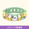JAKI JK6251 6251 JK6252 6252 non  JAKI×CHÒM SAO VÒNG TAY CHÓ 5 KIỂU NƯỚC LỬA GIÓ ĐẤT NHÂN MÃ-HA XIAOLANG bộ đồ chơi xếp lắp ráp ghép mô hình Dots FASHION BRACELET
