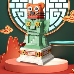 SHENZHEN RAEL ENTERTAINMENT 60017 non  KẾ HOẠCH LỄ HỘI TRUNG QUỐC SAMSUNG HUWEI bộ đồ chơi xếp lắp ráp ghép mô hình The Awakening Of Sanxingdui Glory