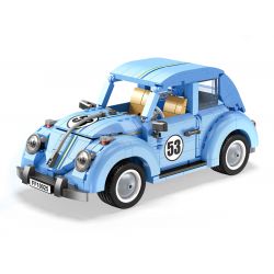 JIESTAR FF10025 10025 non  BỌ CÁNH CỨNG VOLKSWAGEN bộ đồ chơi xếp lắp ráp ghép mô hình Creator Expert VOLKSWAGEN BEETLE Chuyên Gia Sáng Tạo 679 khối