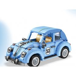 JIESTAR FF10025 10025 non  BỌ CÁNH CỨNG VOLKSWAGEN bộ đồ chơi xếp lắp ráp ghép mô hình Creator Expert VOLKSWAGEN BEETLE Chuyên Gia Sáng Tạo 679 khối