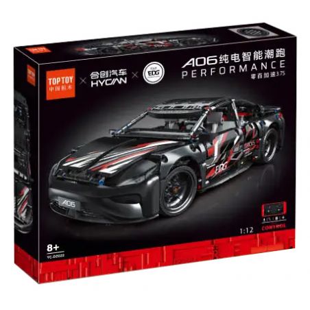 TOP TOY YC-DZ022 DZ022 YCDZ022 non  HECHUANG A06 HIỆU SUẤT CHẠY ĐIỆN THÔNG MINH THUẦN TÚY tỷ lệ 1:12 bộ đồ chơi xếp lắp ráp ghép mô hình  Kỹ Thuật Công Nghệ Cao Mô Hình Phương Tiện