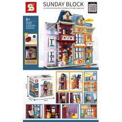 SHENG YUAN SY 5219 non  ẤN TƯỢNG VỀ KRAKÓW bộ đồ chơi xếp lắp ráp ghép mô hình 1153 khối