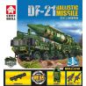 LEYI 88011 non  TÊN LỬA ĐẠN ĐẠO DONGFENG-21 bộ đồ chơi xếp lắp ráp ghép mô hình Military Army DF-21D BALLISTIC MISSILE Quân Sự Bộ Đội 476 khối