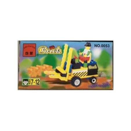 Enlighten 0053 Qman 0053 non  XE NÂNG bộ đồ chơi xếp lắp ráp ghép mô hình City Thành Phố