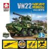 LEYI 88007 non  XE BỌC THÉP VN22 bộ đồ chơi xếp lắp ráp ghép mô hình Military Army VN22 ARMORED VEHICLE Quân Sự Bộ Đội 472 khối