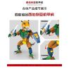 ACHKO 10025 non  SIBERIAN MECHAHỔ bộ đồ chơi xếp lắp ráp ghép mô hình Creator 3 In 1 SIBERIAN ROBOT TIGER TIGER Sáng Tạo Với 3 Mẫu 211 khối