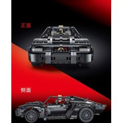 TA GAOLE T5029 5029 non  XE DƠI tỷ lệ 1:10 bộ đồ chơi xếp lắp ráp ghép mô hình The  Batman Movie BATMOBILE Người Dơi Bảo Vệ Gotham 1828 khối