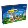 HSANHE 31007 non  FANTASY XOAY TROJAN. bộ đồ chơi xếp lắp ráp ghép mô hình THE MAGIC CAROUSEL 902 khối