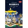 HSANHE 31007 non  FANTASY XOAY TROJAN. bộ đồ chơi xếp lắp ráp ghép mô hình THE MAGIC CAROUSEL 902 khối