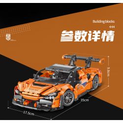 MOYU BLOCK MY88313 88313 non  GOD OF WAR CÔNG NGHỆ ĐUA XE KÉO THỂ THAO tỷ lệ 1:14 bộ đồ chơi xếp lắp ráp ghép mô hình 1074 khối