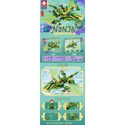 LEYI 68211 non  THẰN LẰN BAY bộ đồ chơi xếp lắp ráp ghép mô hình The  Ninjago Movie Ninja Lốc Xoáy 538 khối