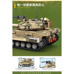 KUYU MOXING KY7067 7067 non  XE TĂNG MERKAVA bộ đồ chơi xếp lắp ráp ghép mô hình Marvel Super Heroes ELITE MK4 TANK Siêu Anh Hùng Marvel 537 khối