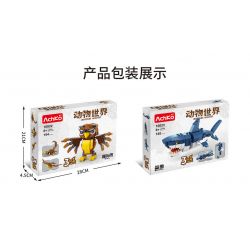 ACHKO 10024 non  SIBERIAN MECHATIGER CÁ SẤU bộ đồ chơi xếp lắp ráp ghép mô hình Creator 3 In 1 SIBERIAN ROBOT TIGER CROCODILE Sáng Tạo Với 3 Mẫu 194 khối