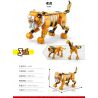 ACHKO 10024 non  SIBERIAN MECHATIGER CÁ SẤU bộ đồ chơi xếp lắp ráp ghép mô hình Creator 3 In 1 SIBERIAN ROBOT TIGER CROCODILE Sáng Tạo Với 3 Mẫu 194 khối